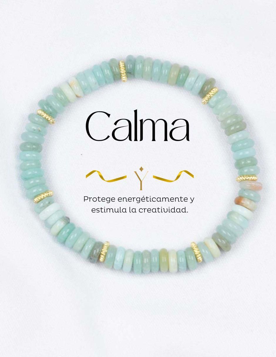 Pulsera con amazonita Tianhe Calma acabado pulido 7
