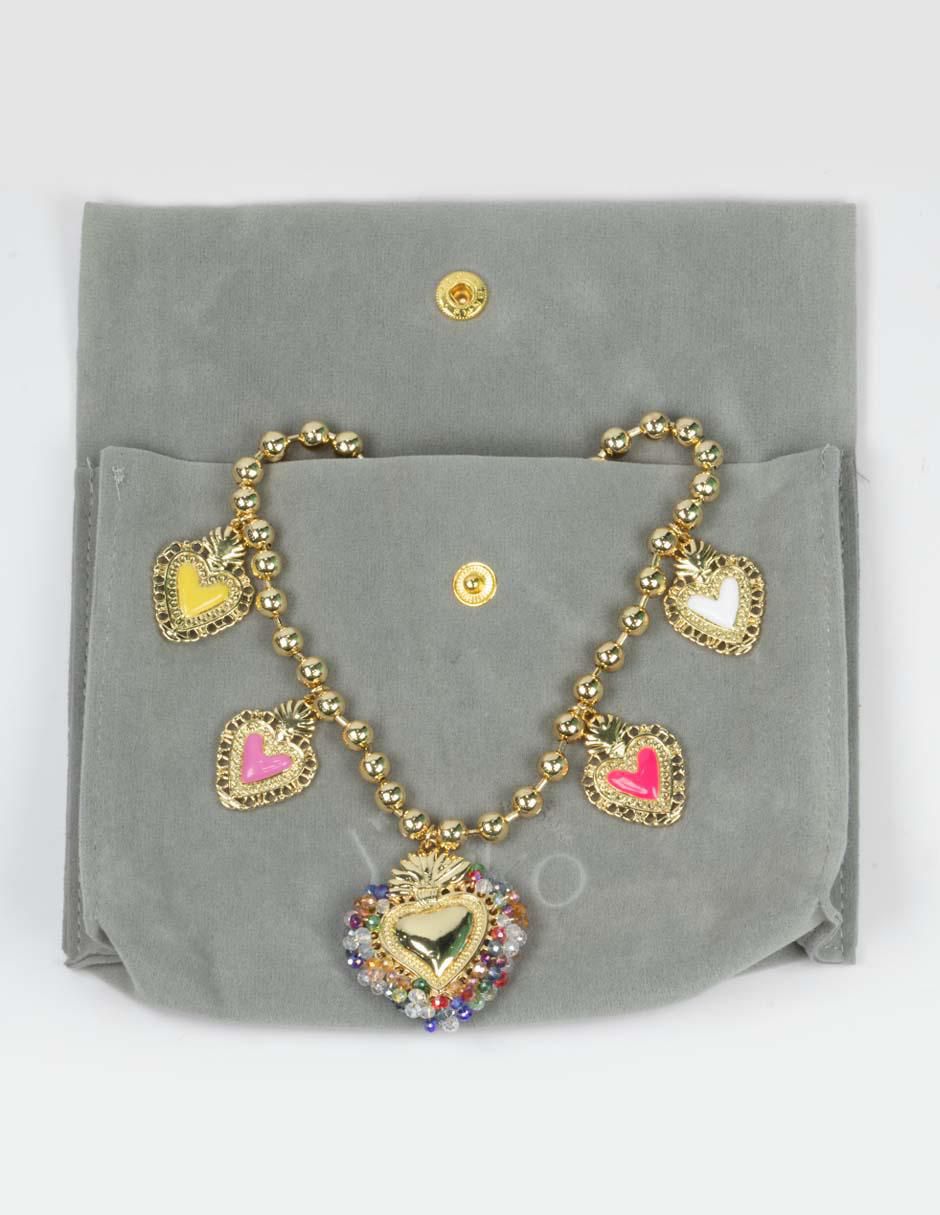 Collar corazón Milagritos 6