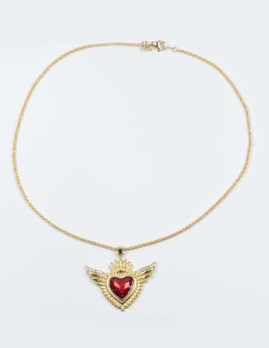 Collar corazón Milagritos 2