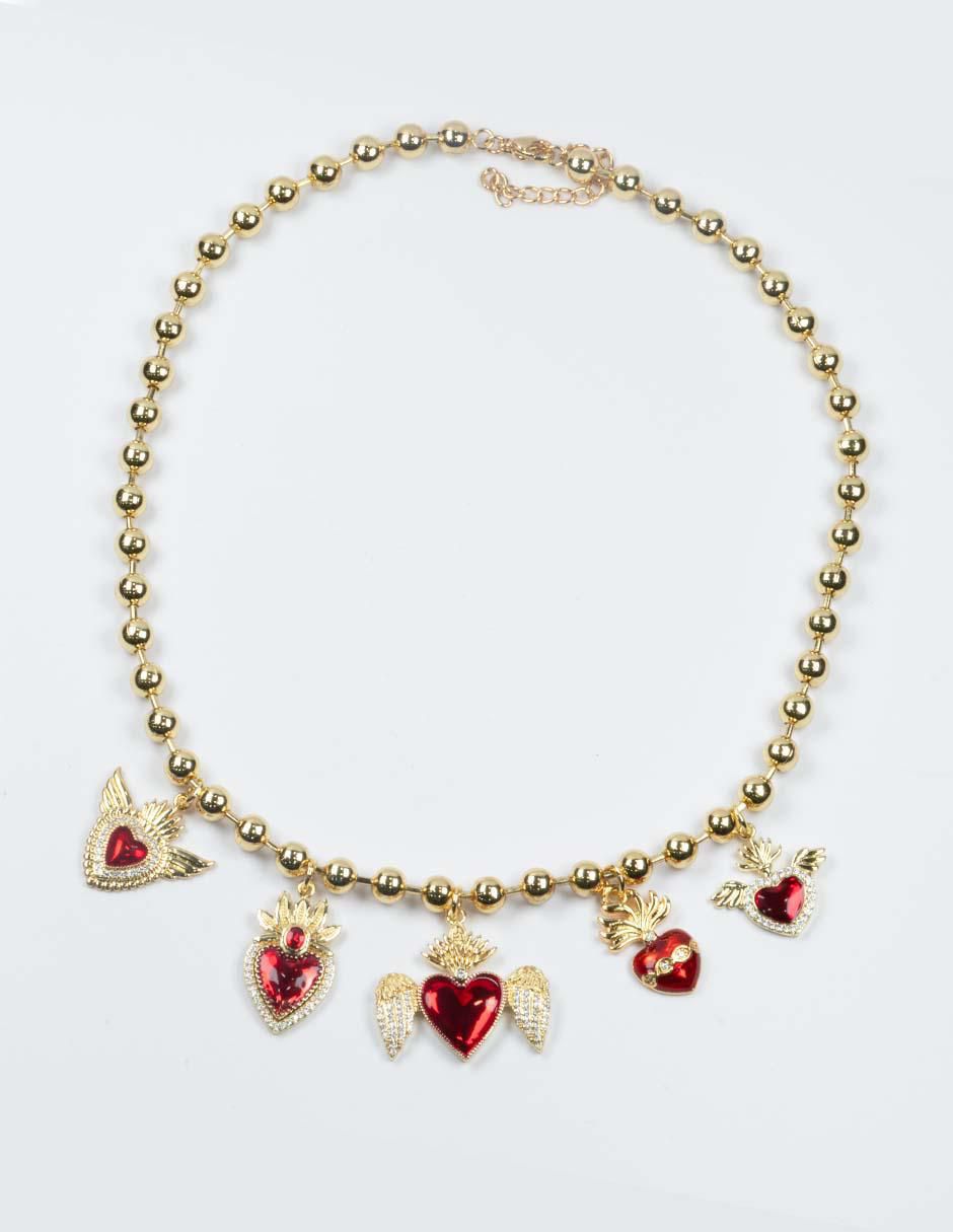 Collar corazón Milagritos 2