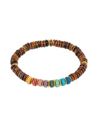 Pulsera con ojo de tigre Protección acabado brillante