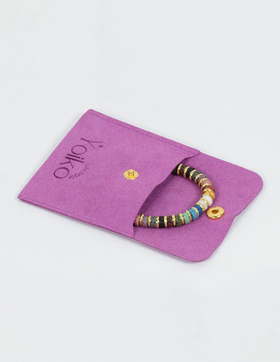 Pulsera con ojo de tigre Protección acabado brillante 6