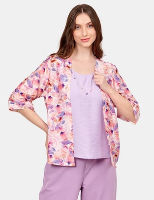 Blusa manga 3/4 para mujer