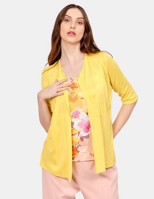 Blusa manga 3/4 para mujer