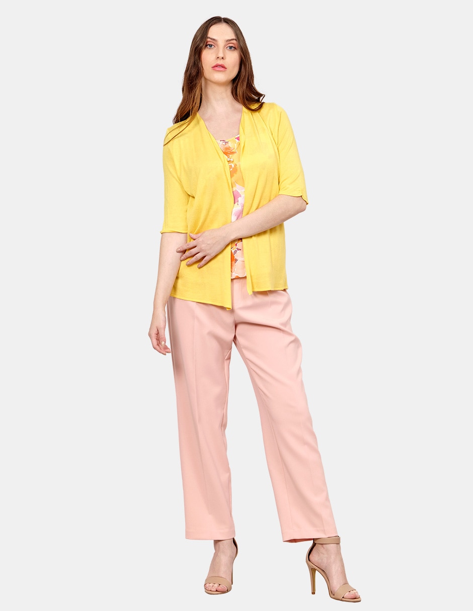 Blusa manga 3/4 para mujer