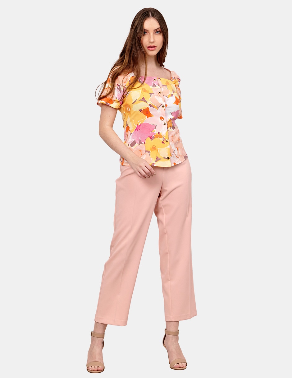 Pantalón de vestir regular para mujer