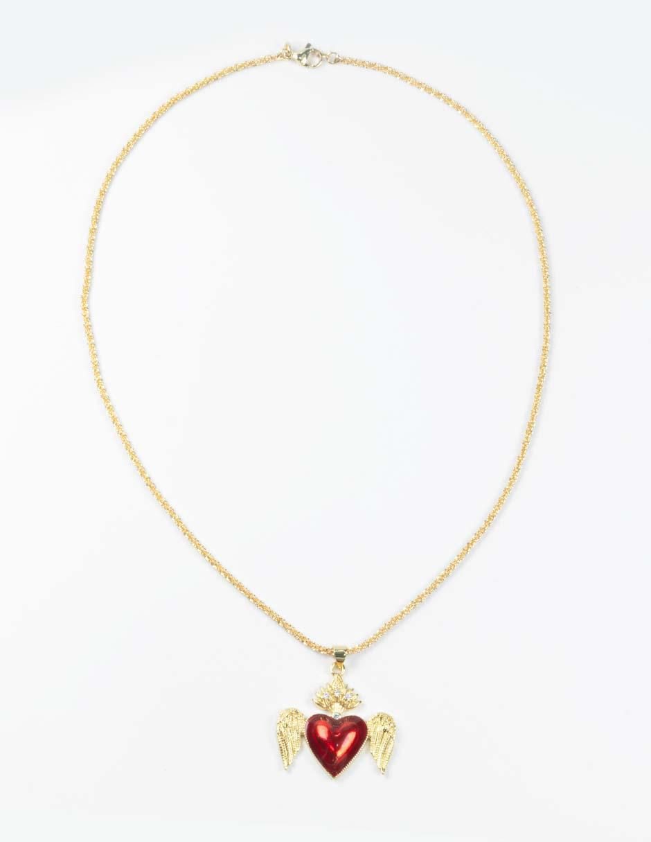 Collar corazón Milagritos 2