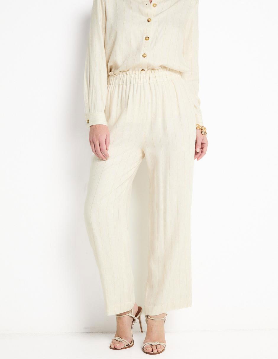 Pantalón relaxed Charme straight para mujer
