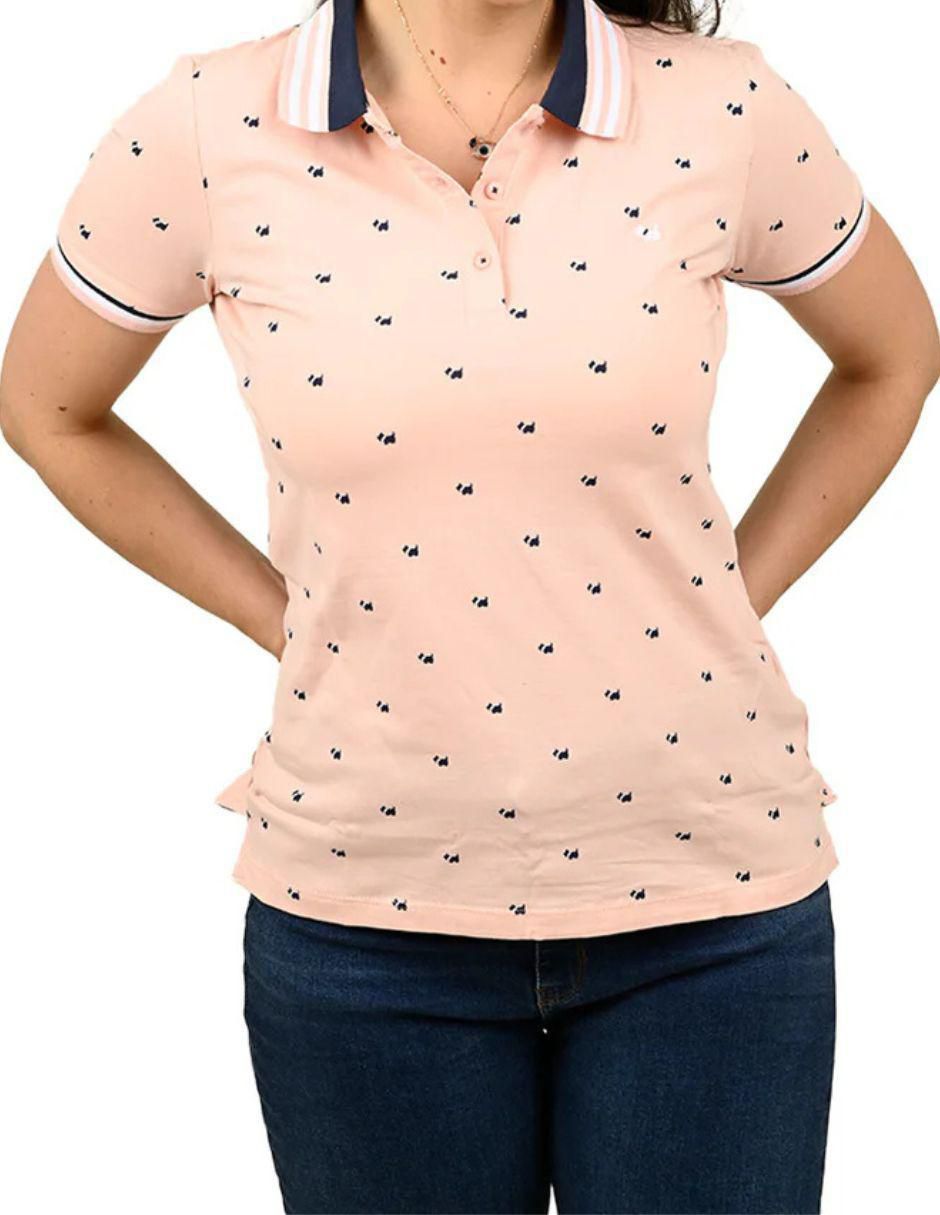 Playera tipo polo para mujer