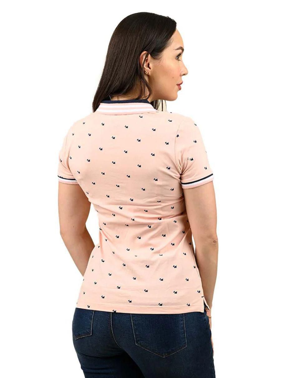 Playera tipo polo para mujer
