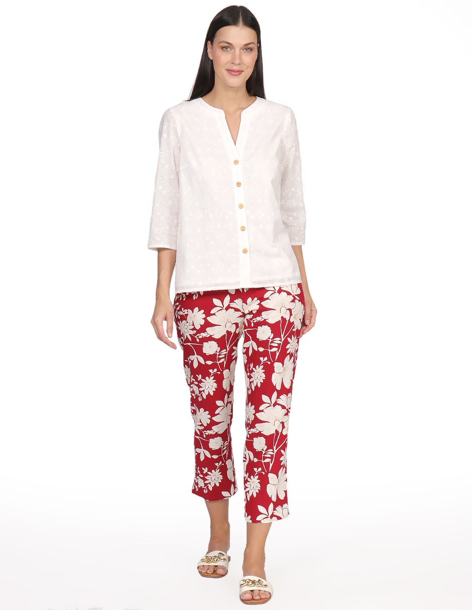Blusa Morethanangels manga larga para mujer 5