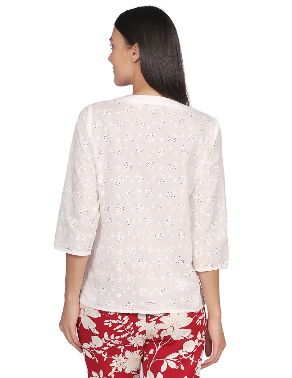 Blusa Morethanangels manga larga para mujer 6