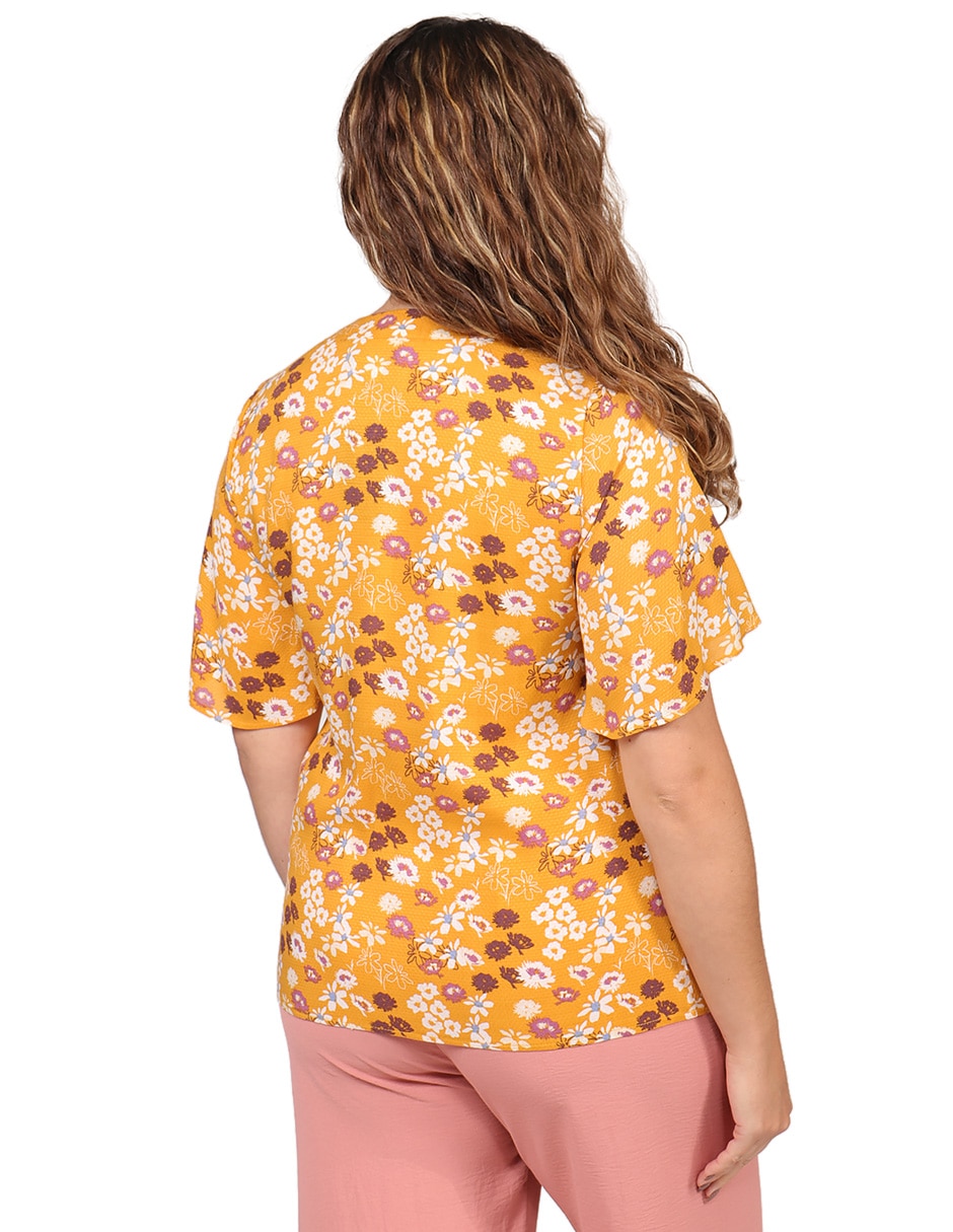 Blusa Morethanangels manga larga para mujer 6