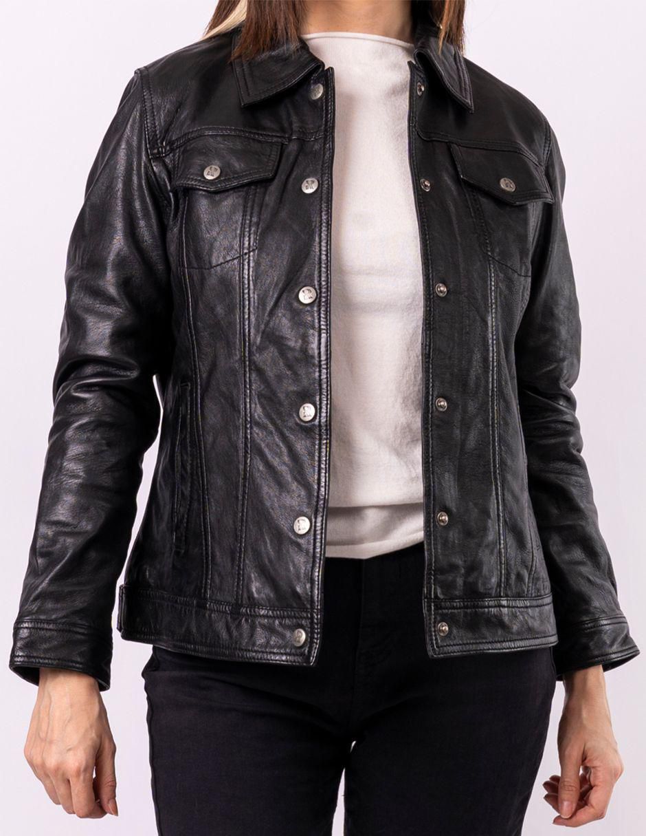 Chamarra impermeable de piel para mujer Chamarra impermeable de piel para mujer