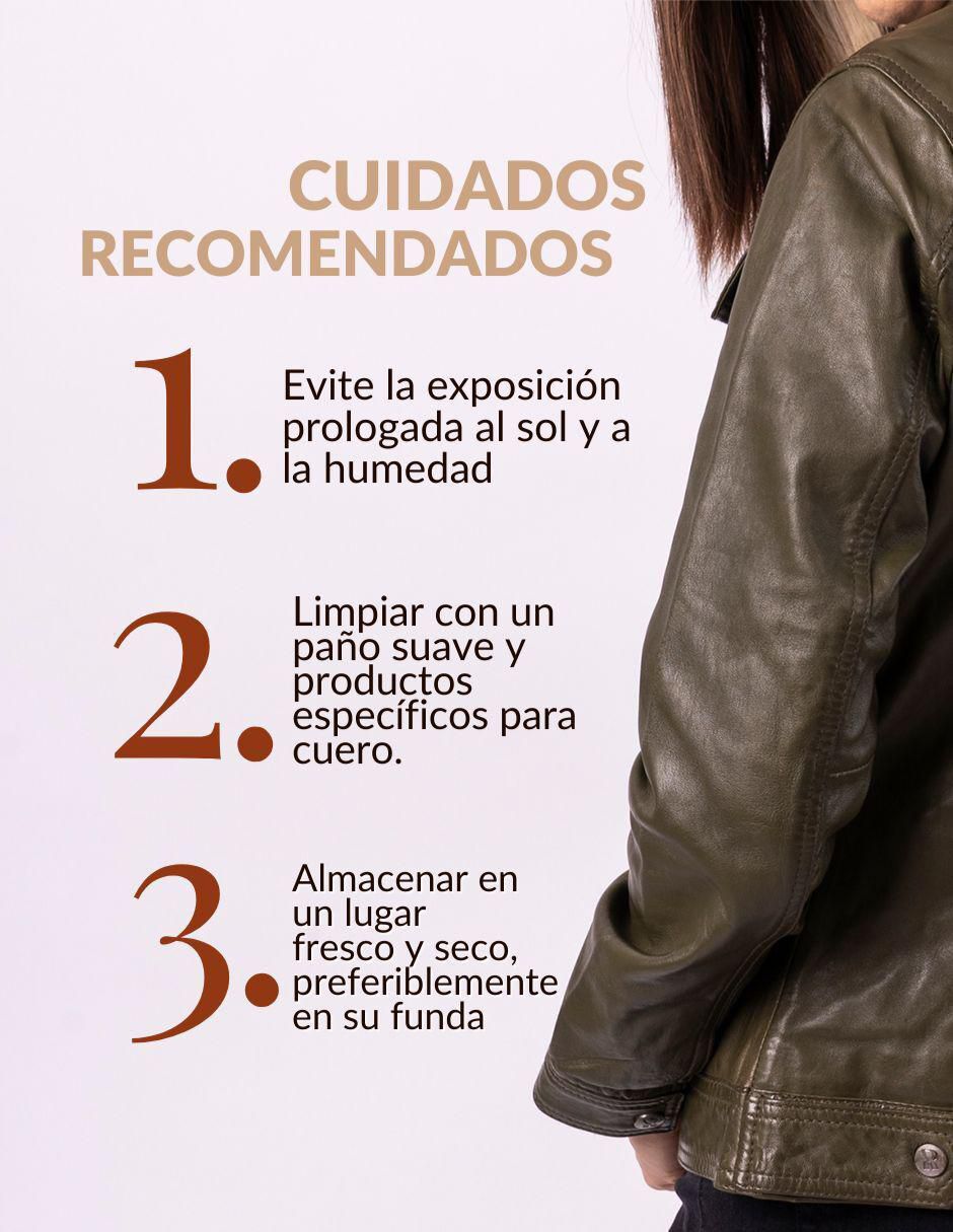 Chamarra impermeable de piel para mujer 8