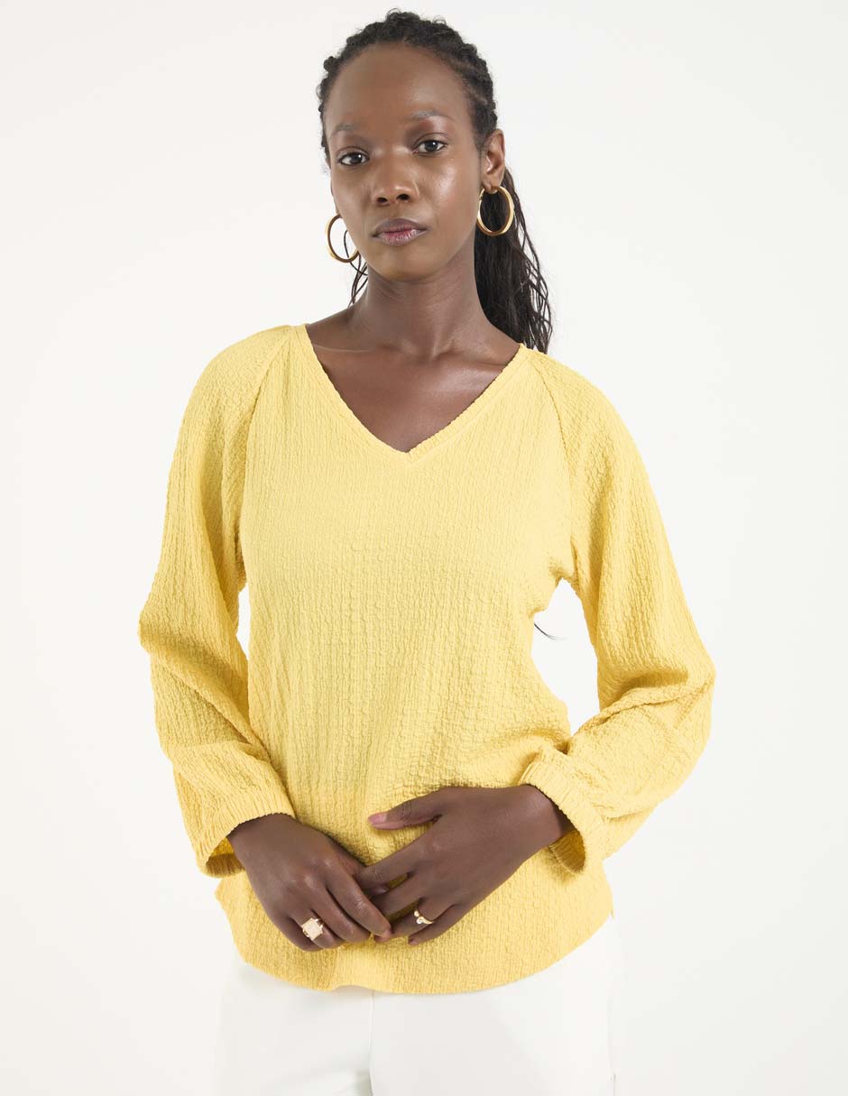 Blusa manga larga para mujer 1