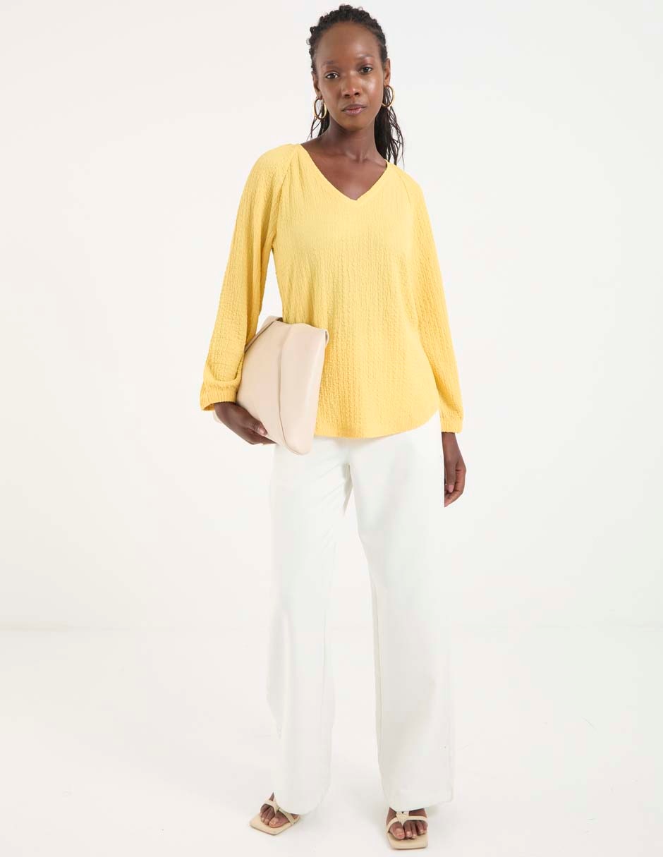 Blusa manga larga para mujer 6