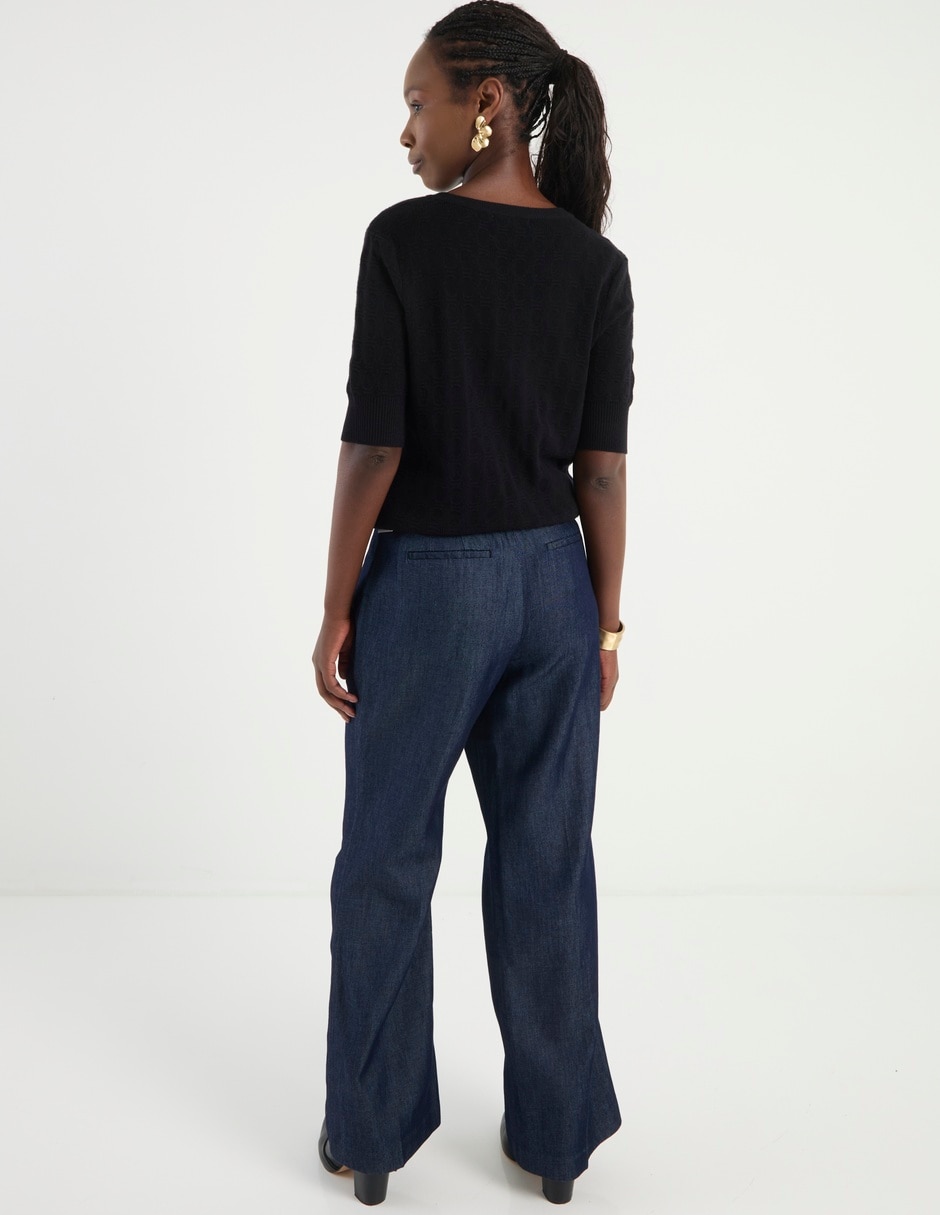Pantalón relaxed amplio para mujer 4