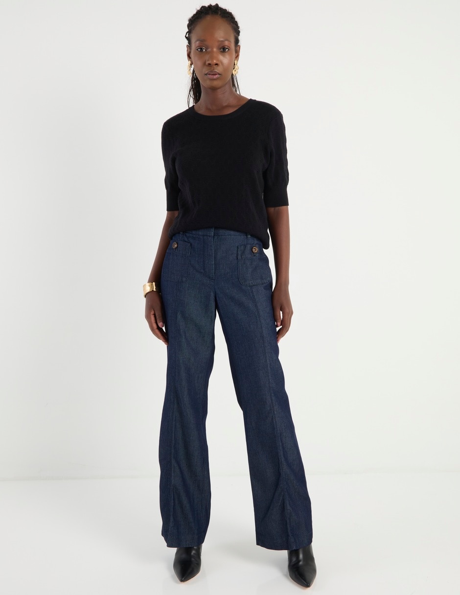 Pantalón relaxed amplio para mujer 5