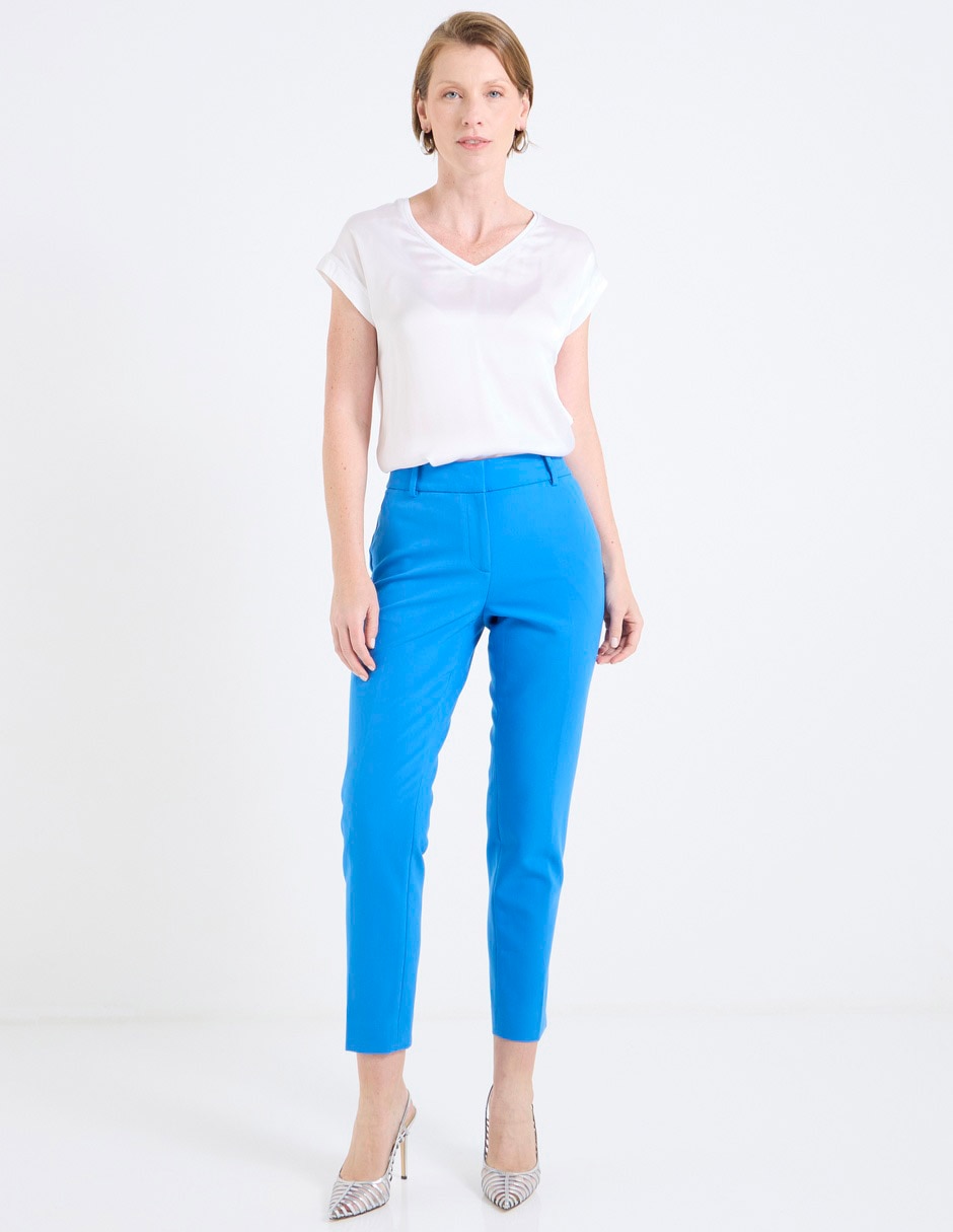 Pantalón capri straight para mujer 6