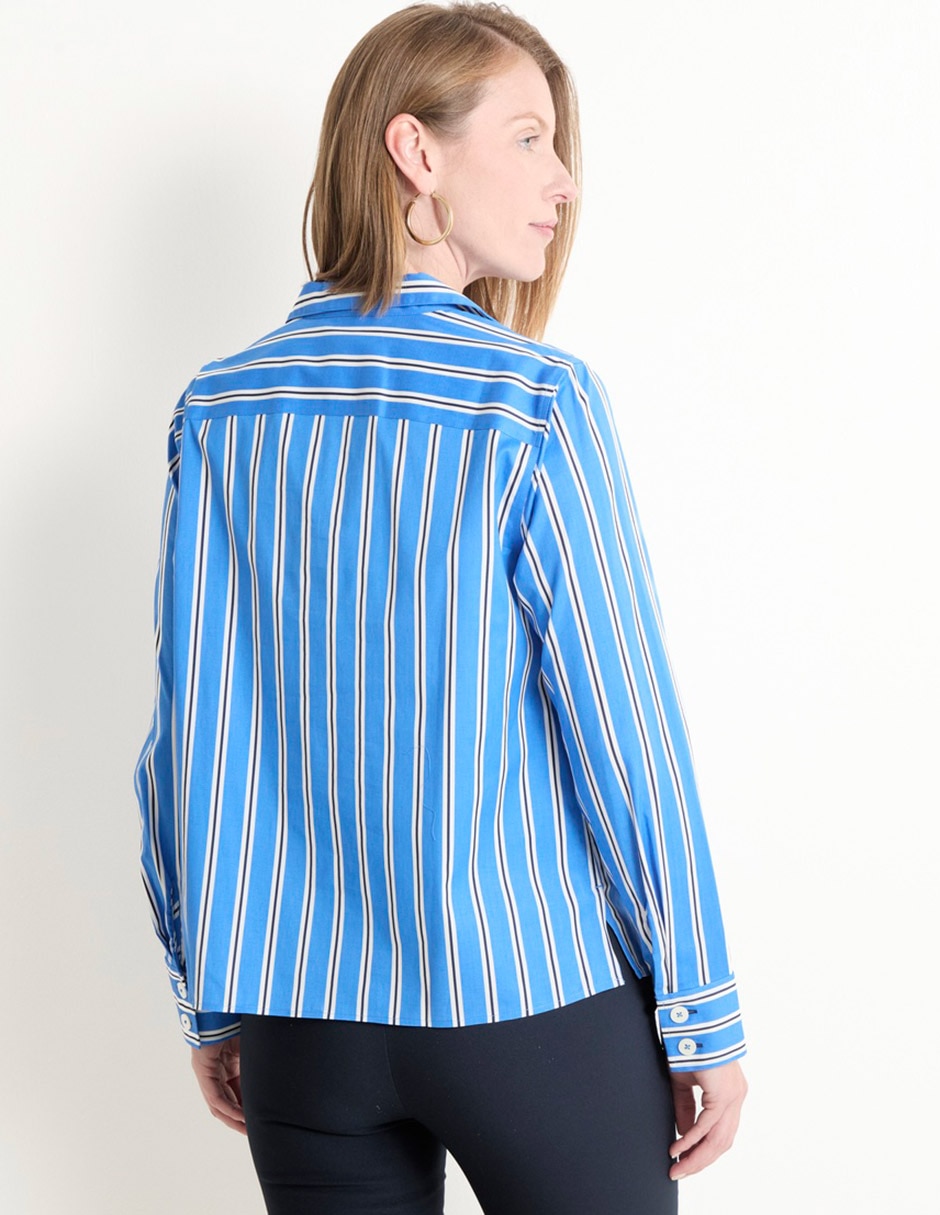 Blusa Talbots manga larga para mujer