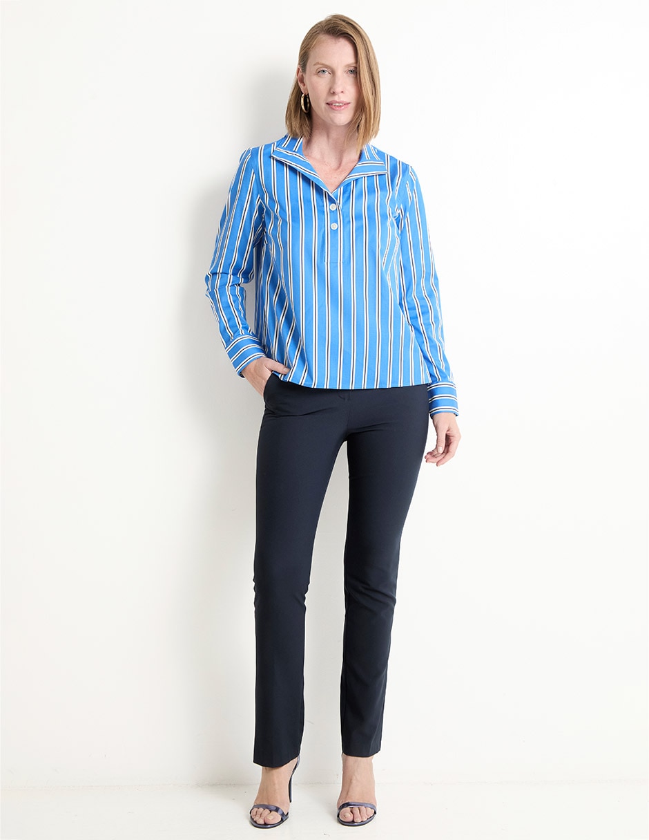Blusa Talbots manga larga para mujer