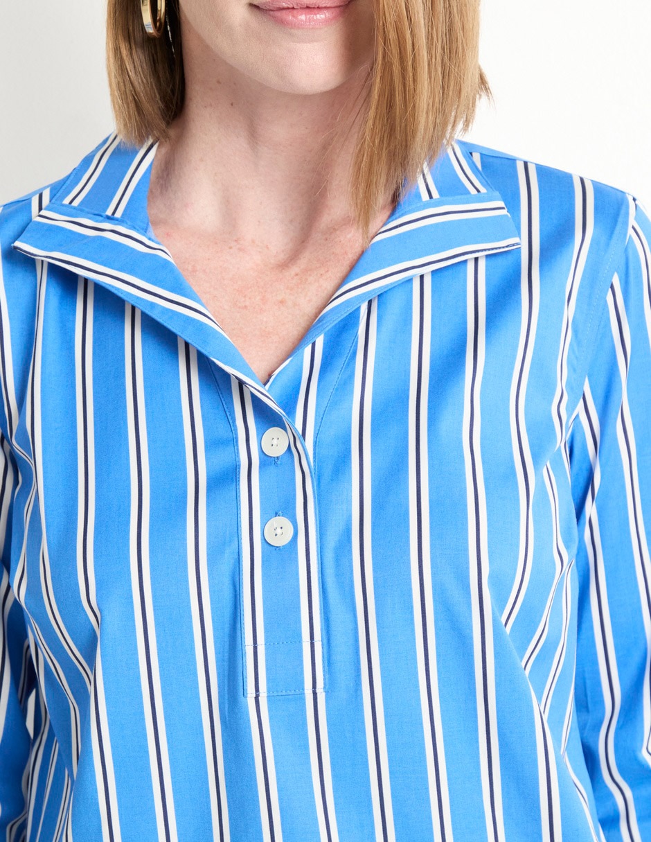 Blusa Talbots manga larga para mujer