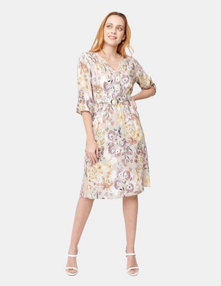 Vestido a la rodilla casual para mujer