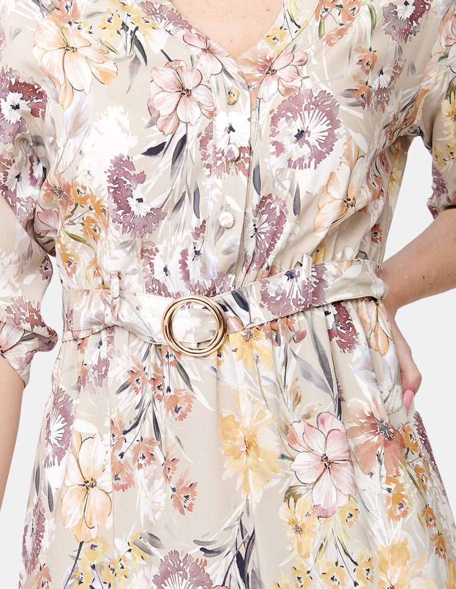 Vestido a la rodilla casual para mujer
