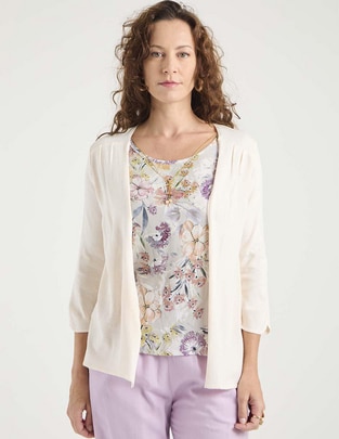 Blusa manga 3/4 para mujer