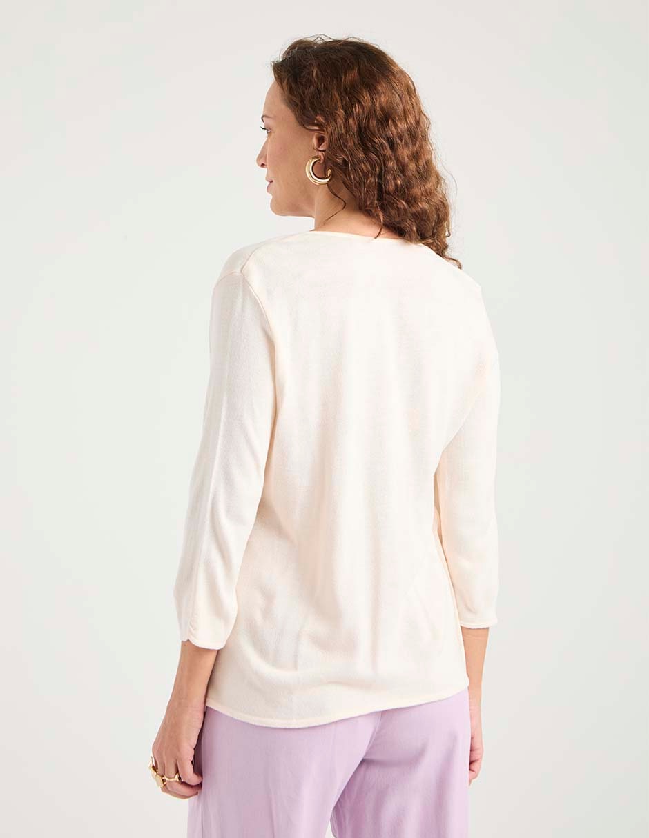 Blusa manga 3/4 para mujer 5