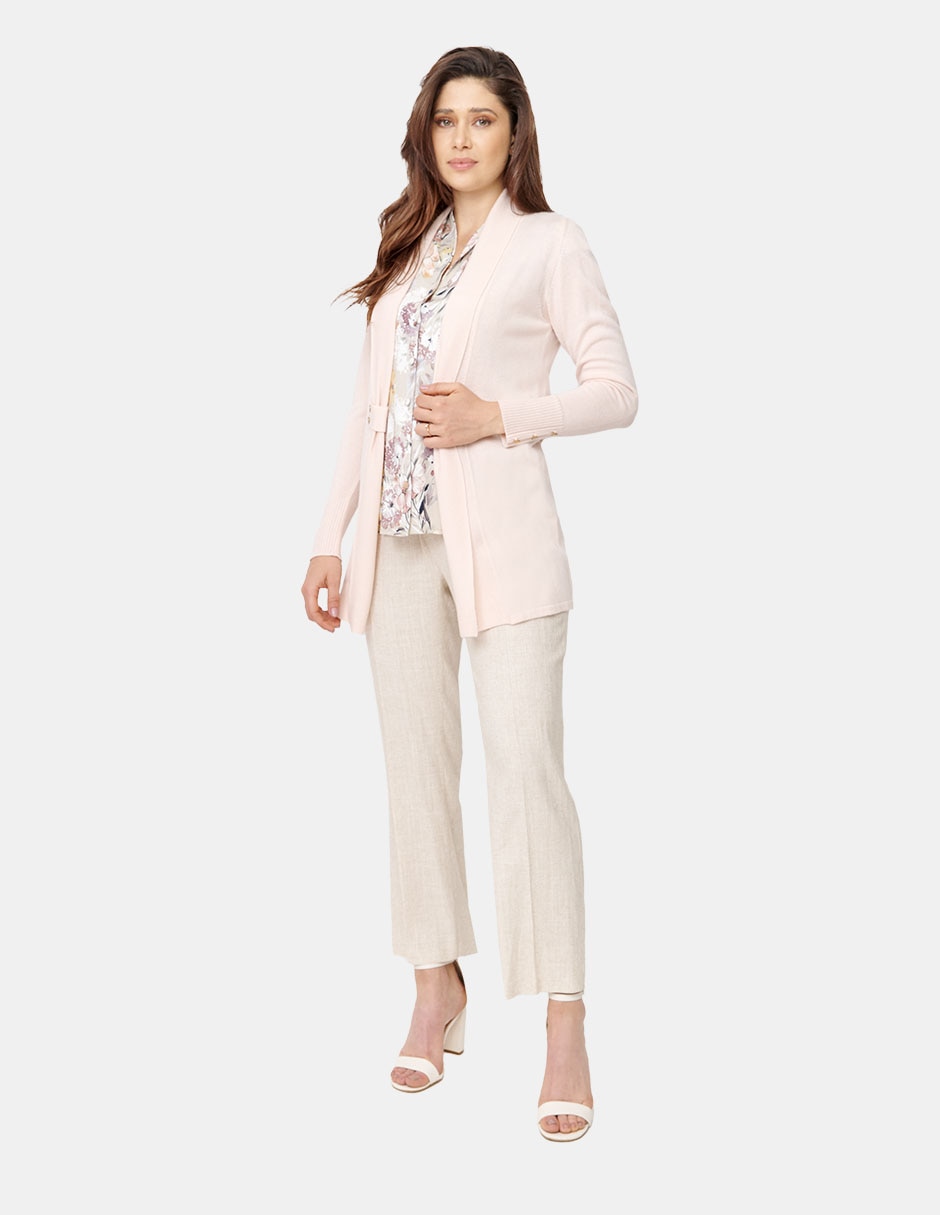 Suéter cuello solapa para mujer