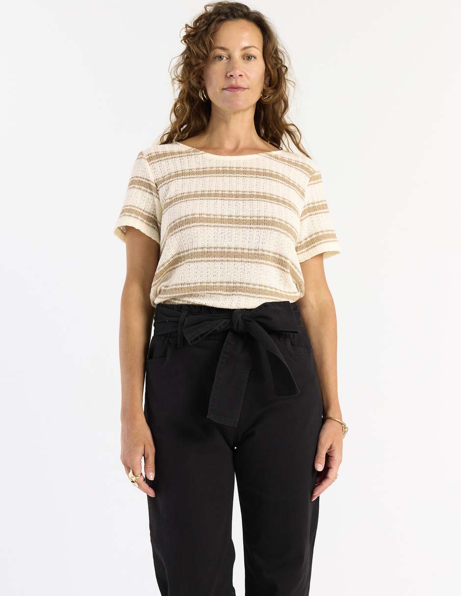 Playera manga corta cuello redondo mujer Playera manga corta cuello redondo mujer