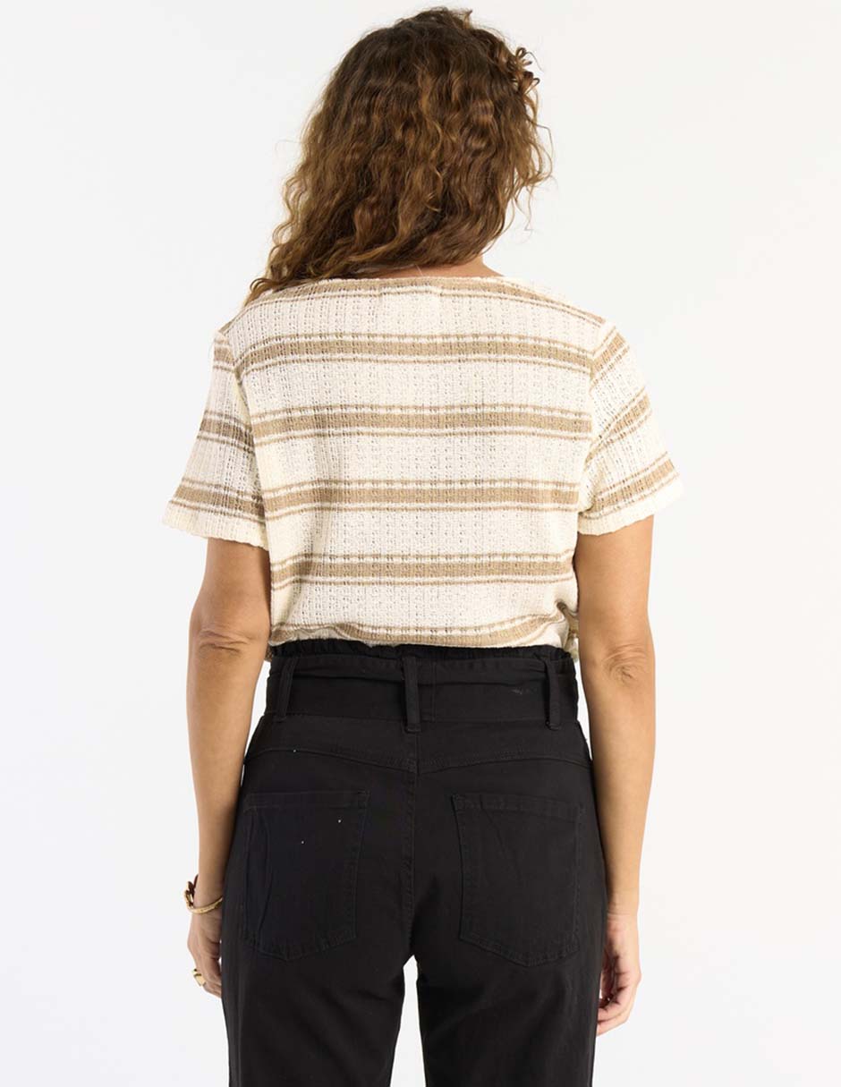 Playera manga corta cuello redondo mujer 5