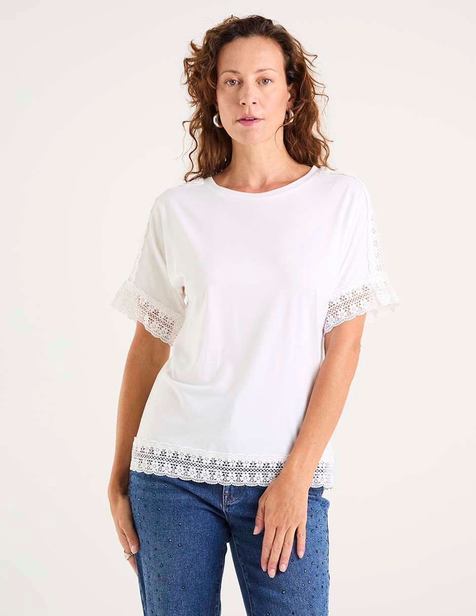 Blusa manga corta para mujer 1