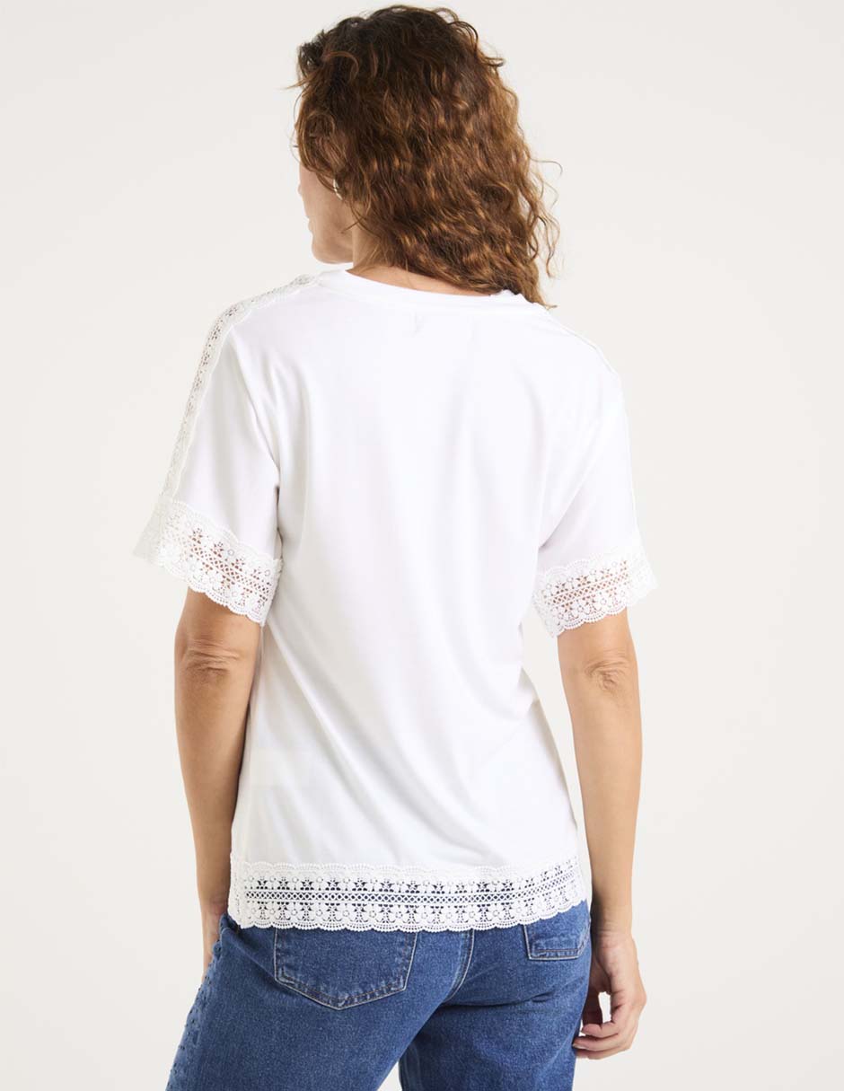 Blusa manga corta para mujer 5