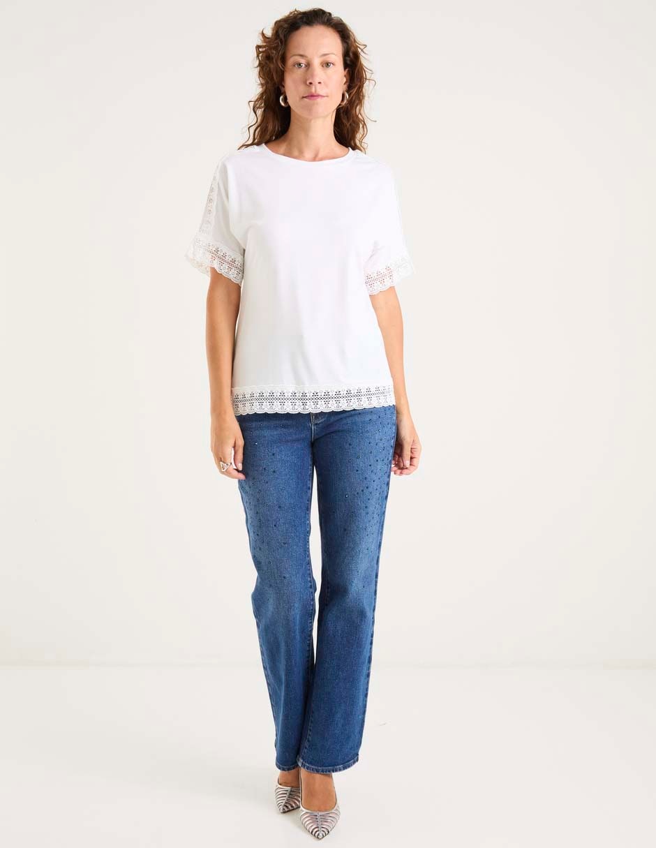 Blusa manga corta para mujer 6