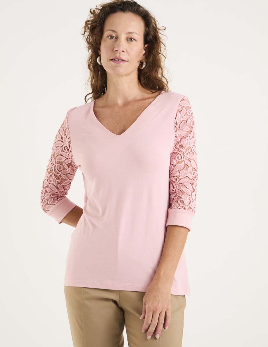 Blusa manga 3/4 para mujer 1