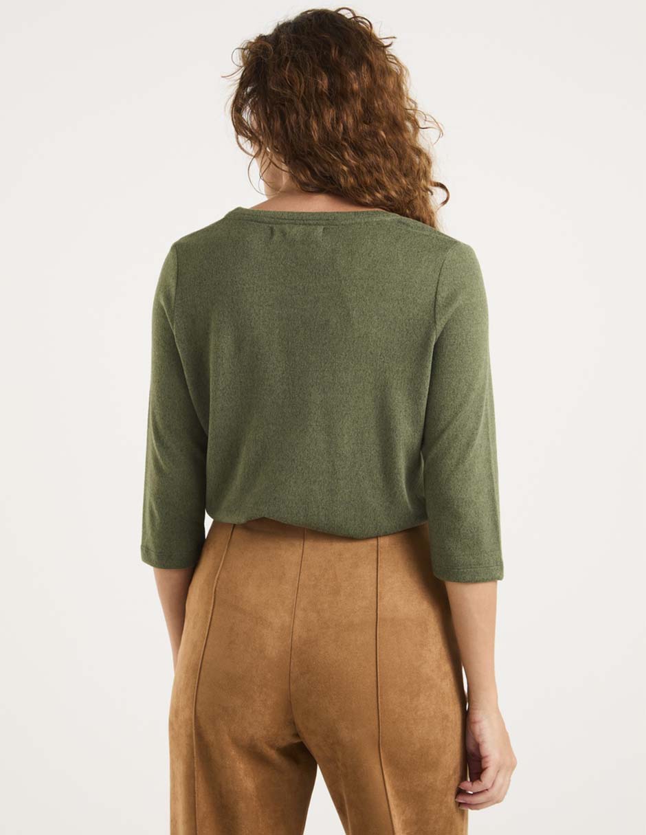 Blusa manga 3/4 para mujer 6