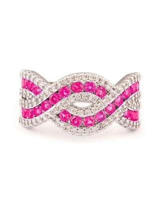 Anillo de infinito Infinia zirconia baño de rodio Anillo de infinito Infinia zirconia baño de rodio