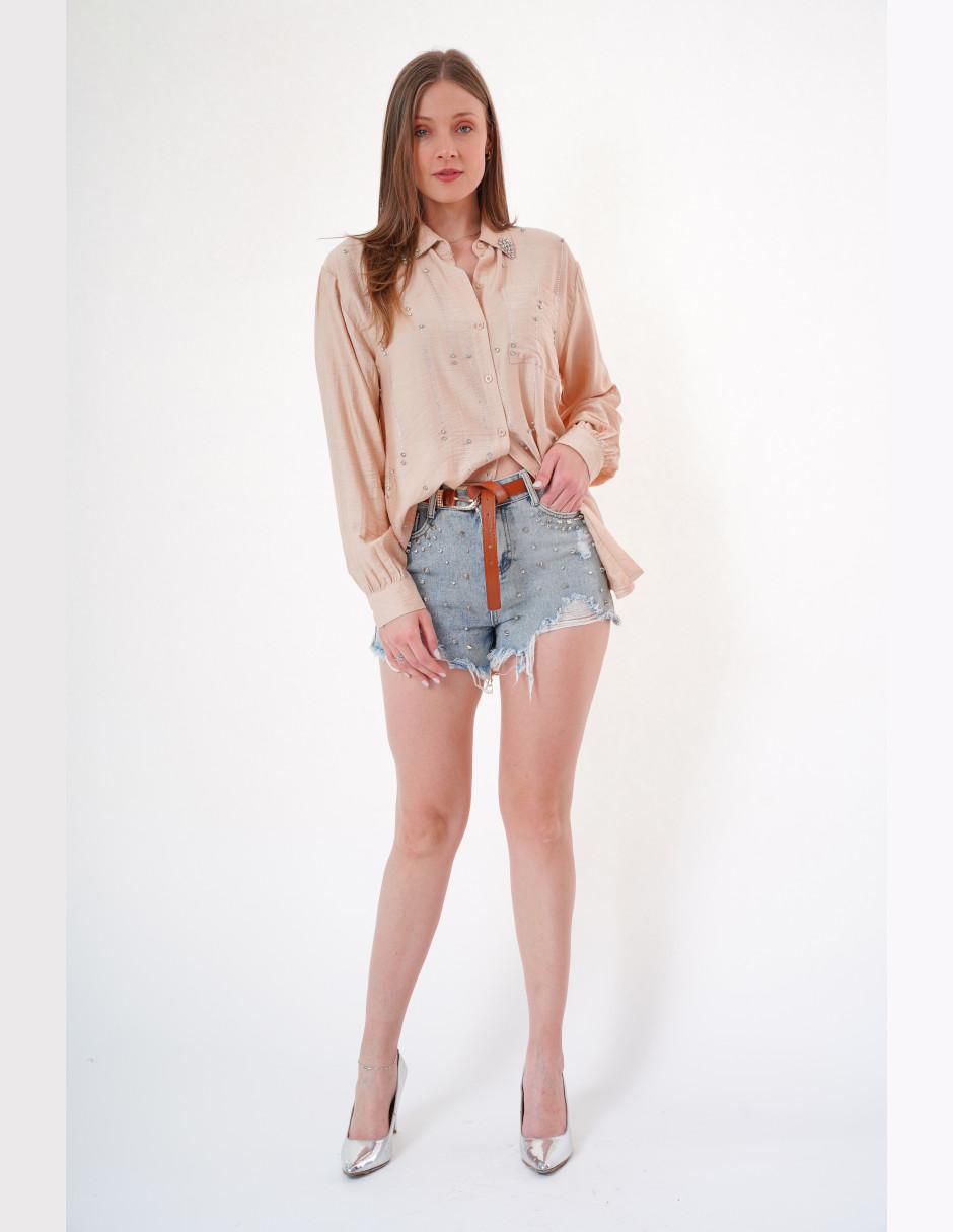 Blusa manga larga para mujer 6
