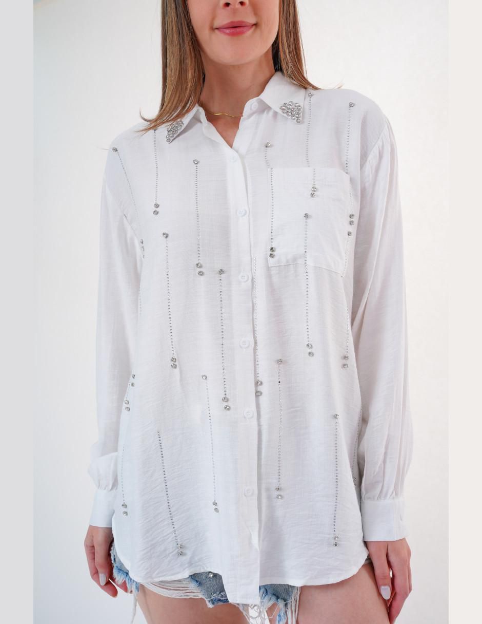 Blusa manga larga para mujer 5