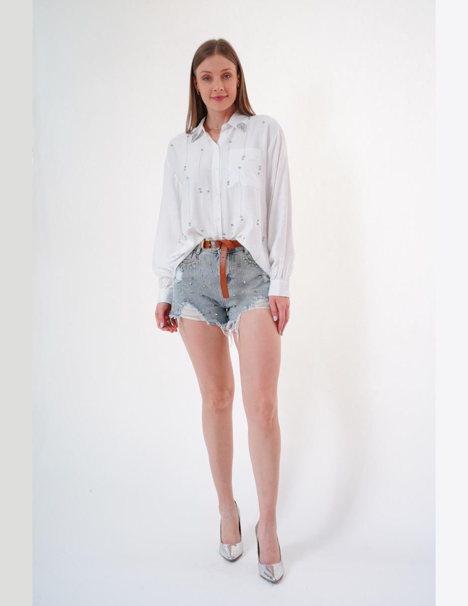 Blusa manga larga para mujer 6