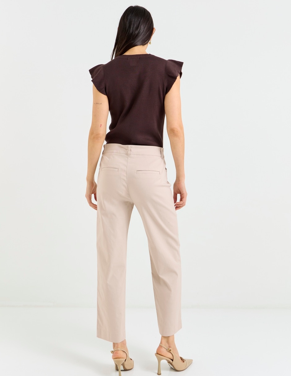 Pantalón capri straight para mujer 2