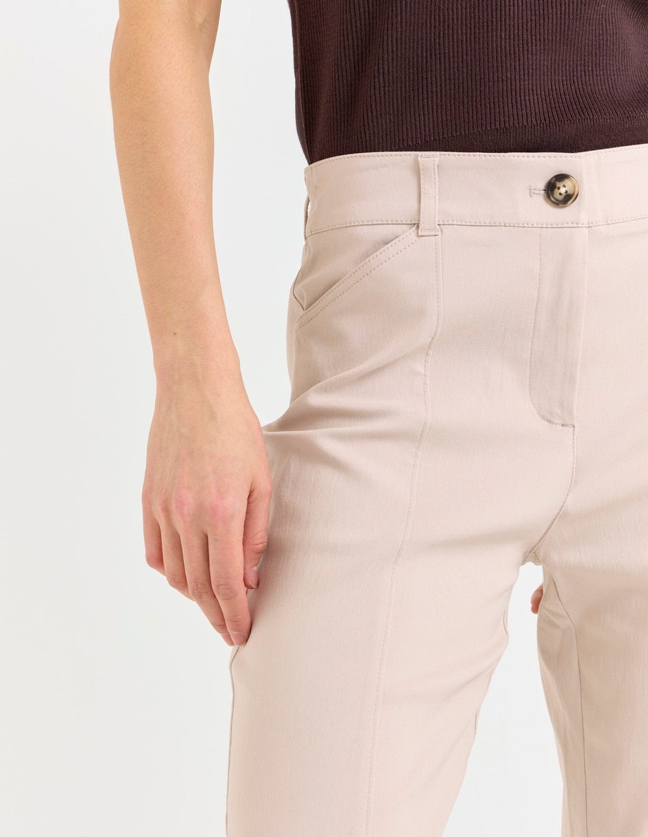 Pantalón capri straight para mujer 4