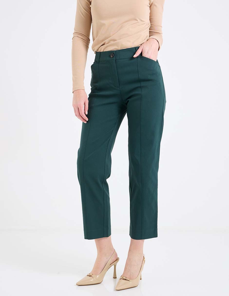 Pantalón capri straight para mujer 1
