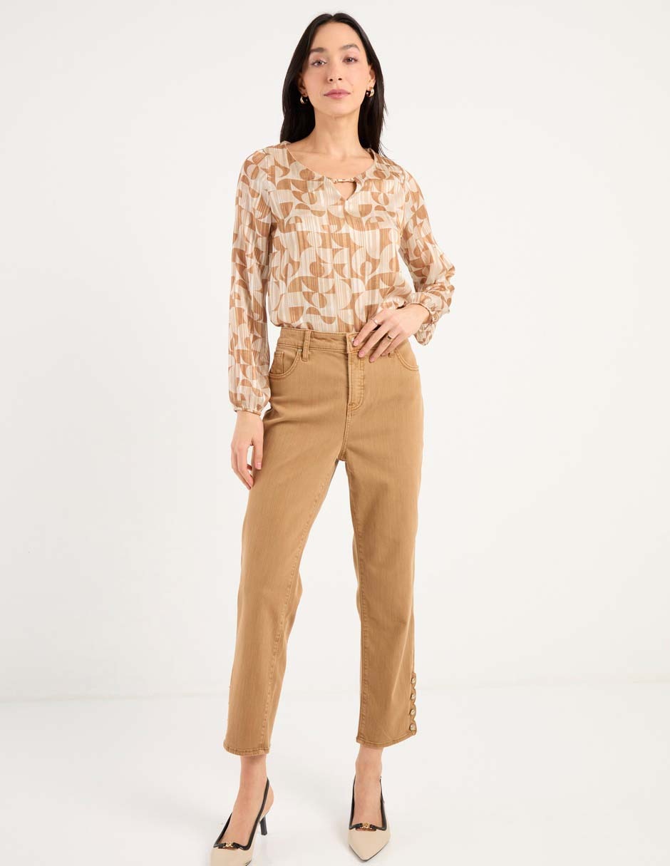 Jeans straight para mujer 7