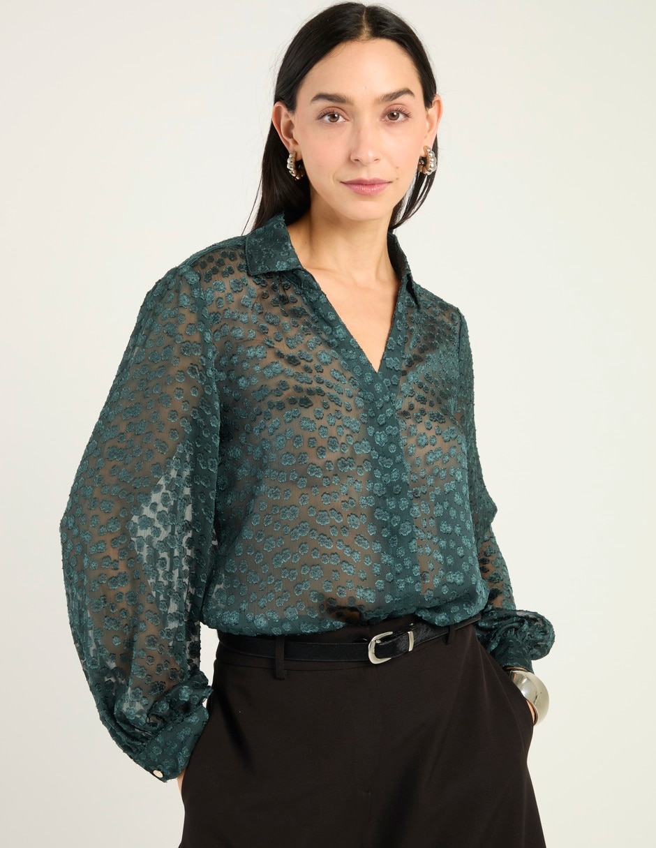 Blusa manga larga para mujer Blusa manga larga para mujer