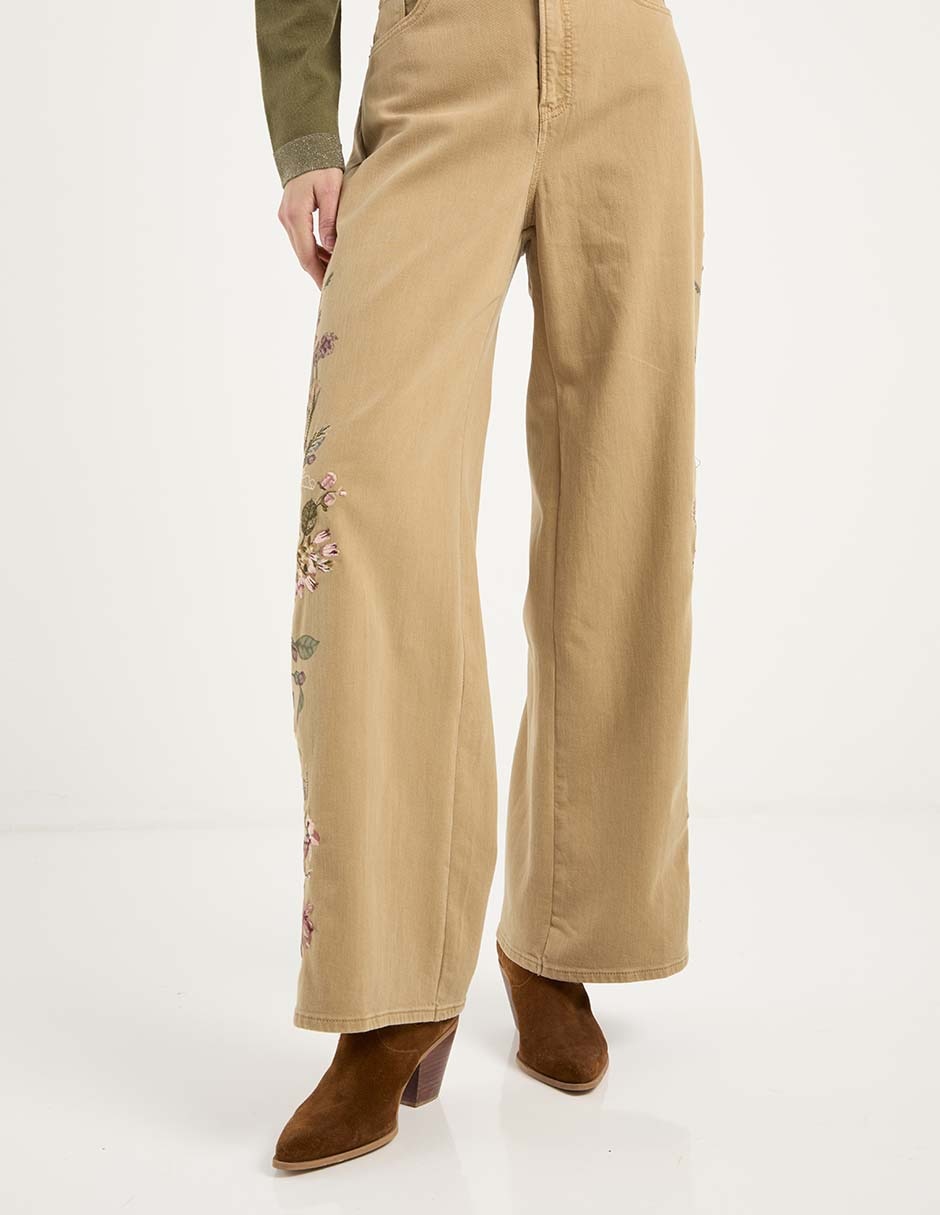 Jeans amplio para mujer 1
