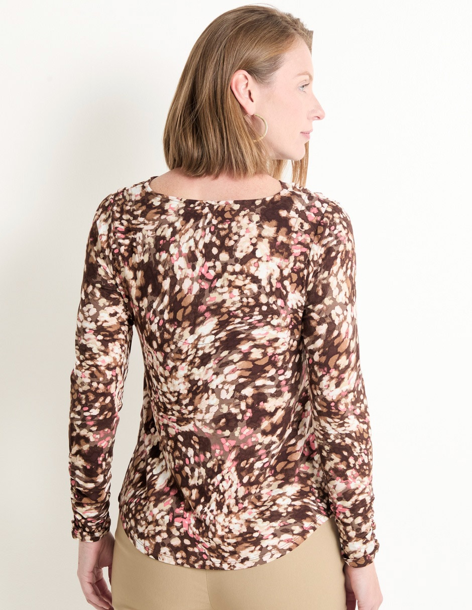 Blusa Chico's manga larga para mujer